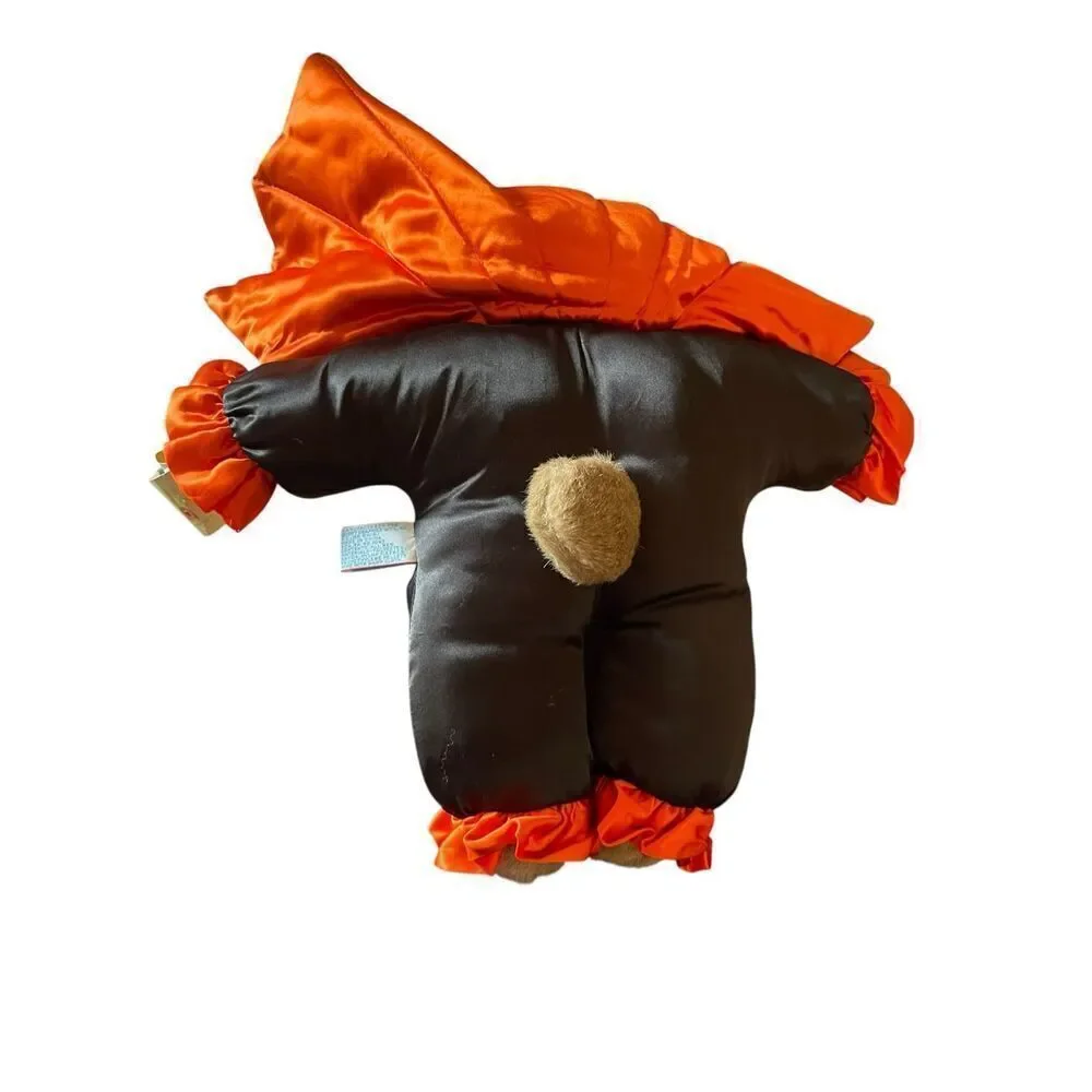 Heartline Black Tan Orange Halloween Vampire Bat Bear Plush Stuffed Animal Toy
